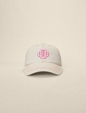 Maje Katoenen With Clover Logo Caps Dames Roze | PQCKITD-91