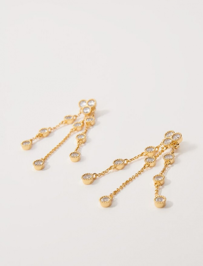 Maje Gold-plated Recycled Brass Sieraden Dames Goud | ZWITKEO-74