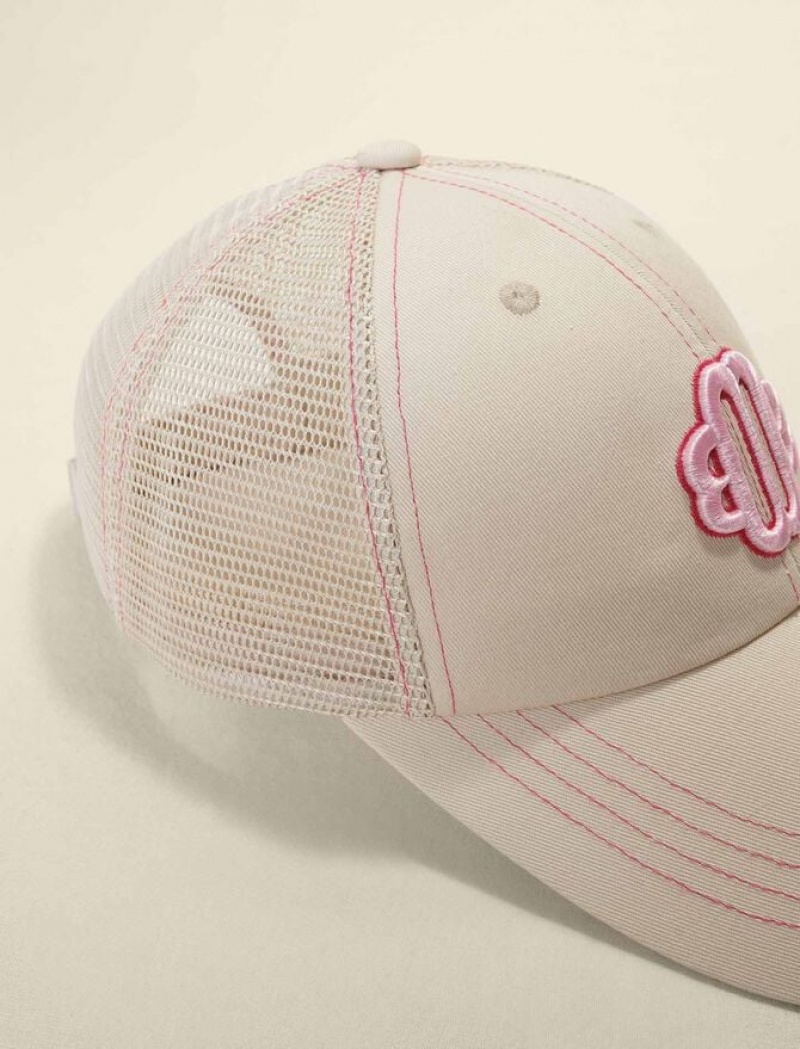 Maje Katoenen With Clover Logo Caps Dames Roze | PQCKITD-91