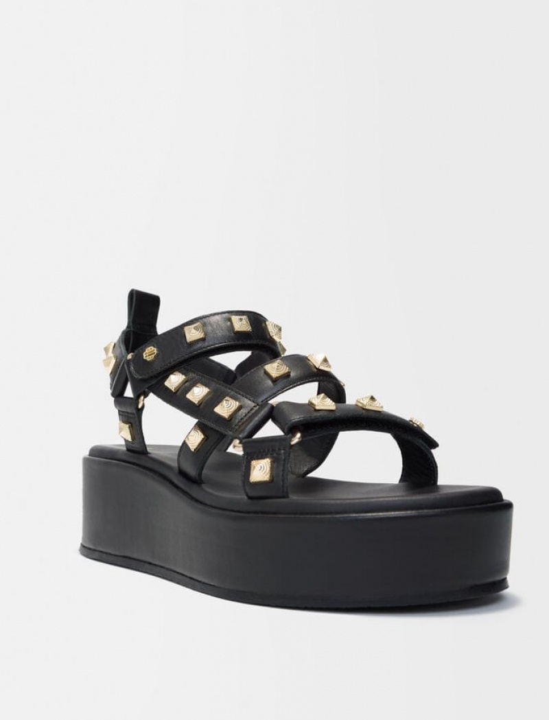 Maje Platform Thick Bottom Sandalen Dames Zwart | NYLJZWE-86