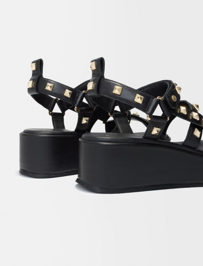 Maje Platform Thick Bottom Sandalen Dames Zwart | NYLJZWE-86